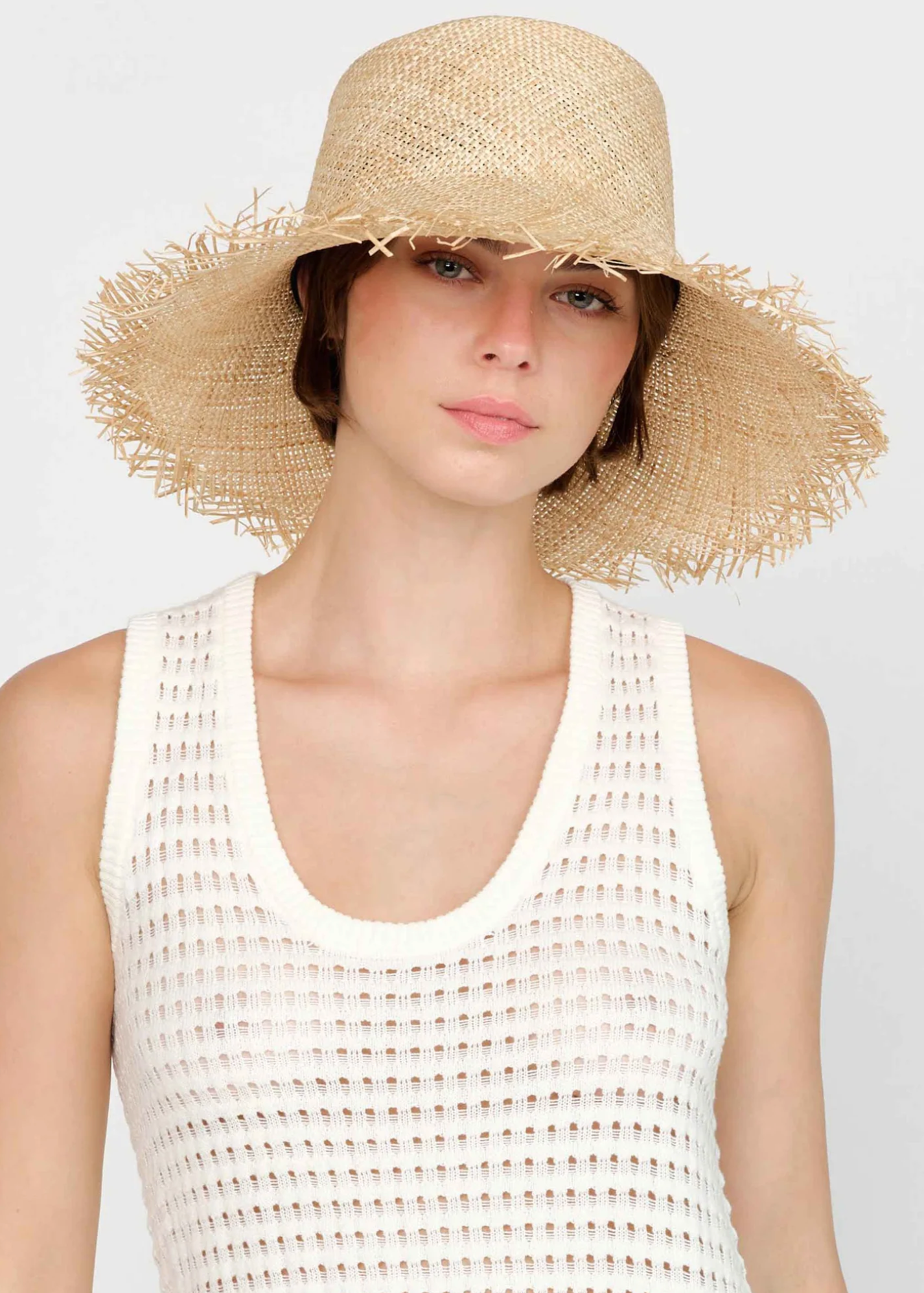 SANDPIPER RAFFIA BUCKET HAT NATURAL – M.