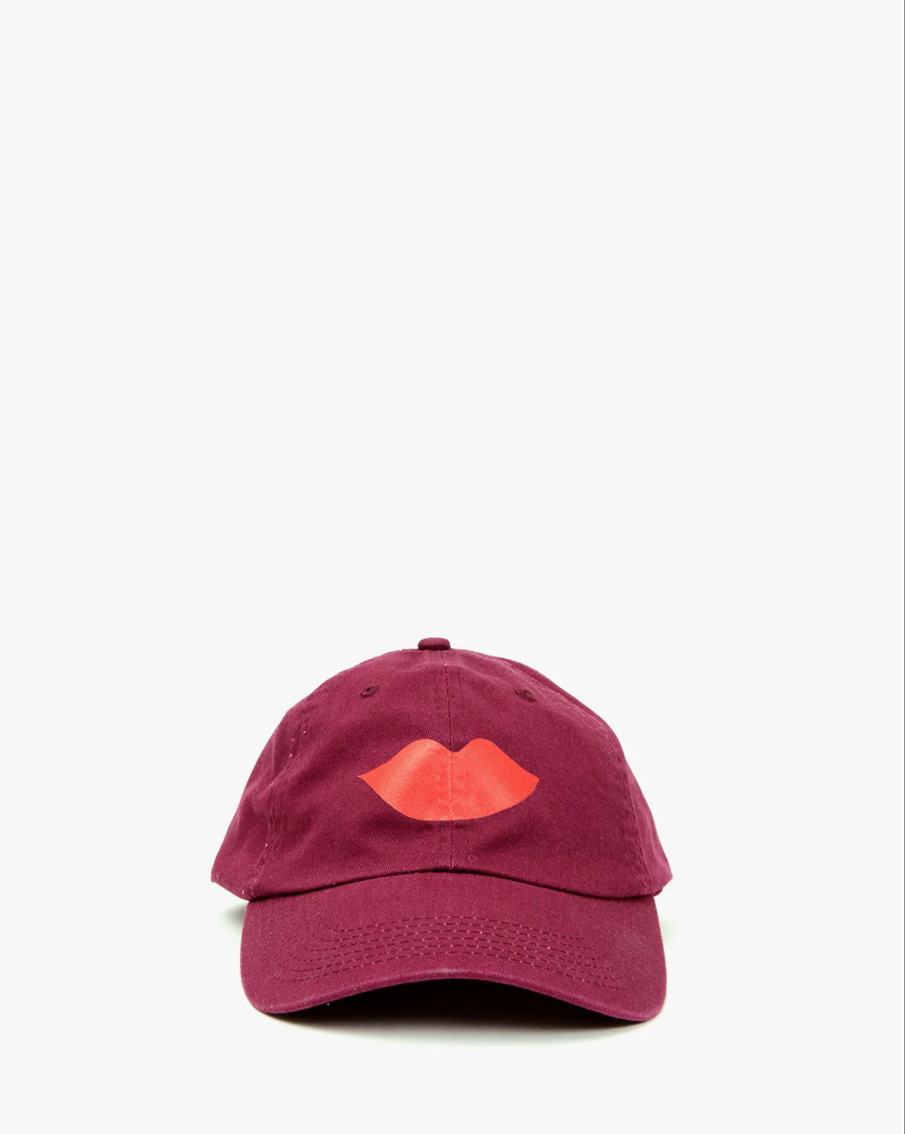 BASEBALL HAT LIPS OXBLOOD