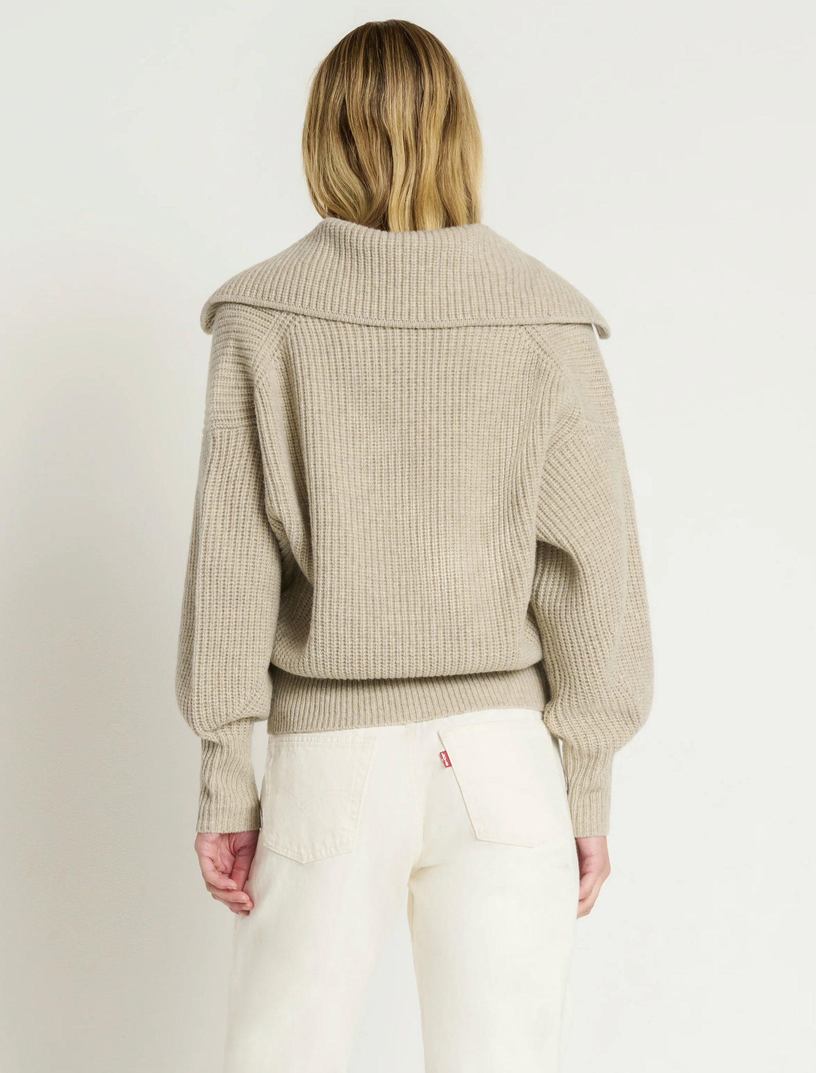 ASHTON COLLARED PULLOVER