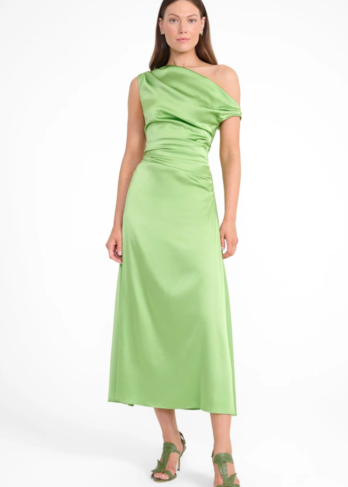 phare silk dress STAUD, Phare Silk Dress in Blue Haze, Size 6