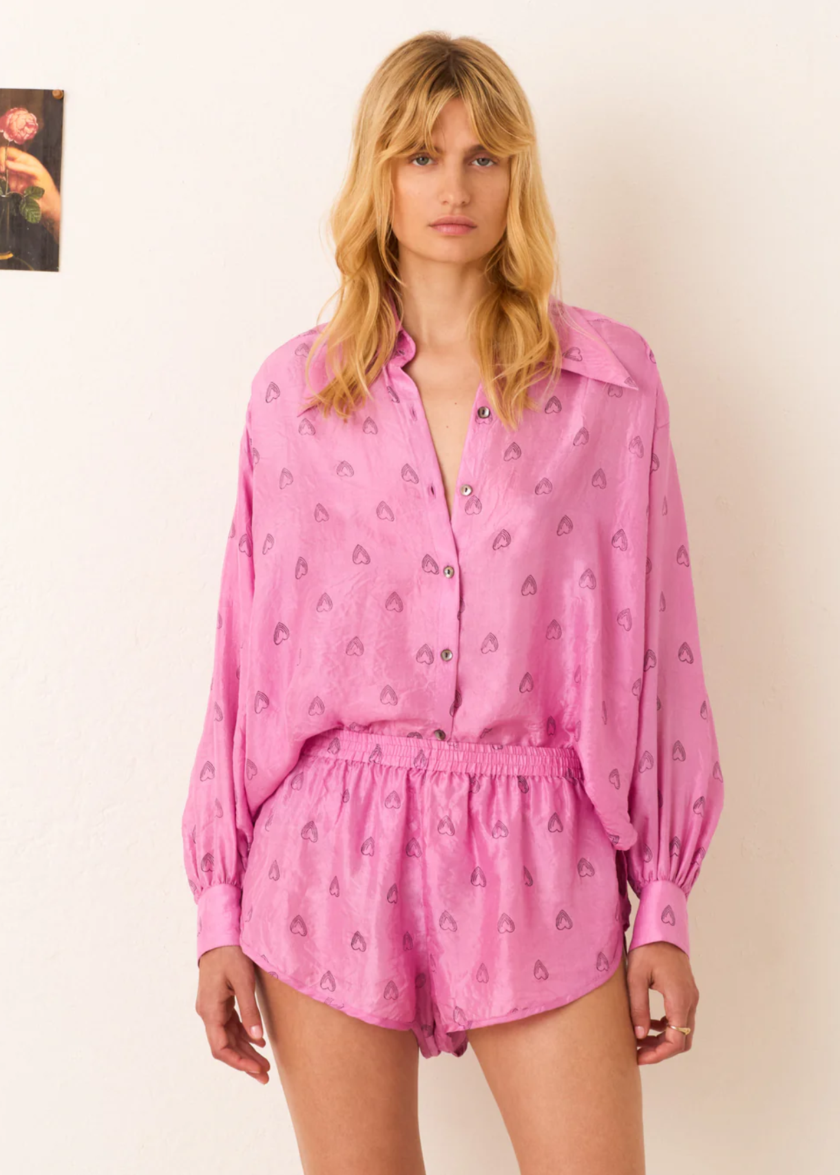 EMERY FUCHSIA HEART SHIRT
