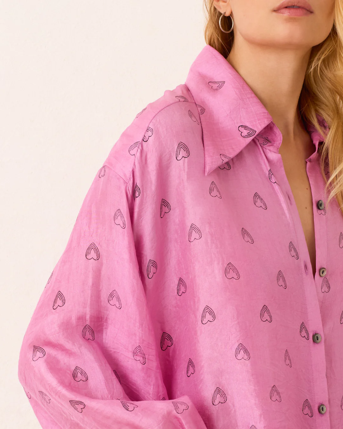 EMERY FUCHSIA HEART SHIRT