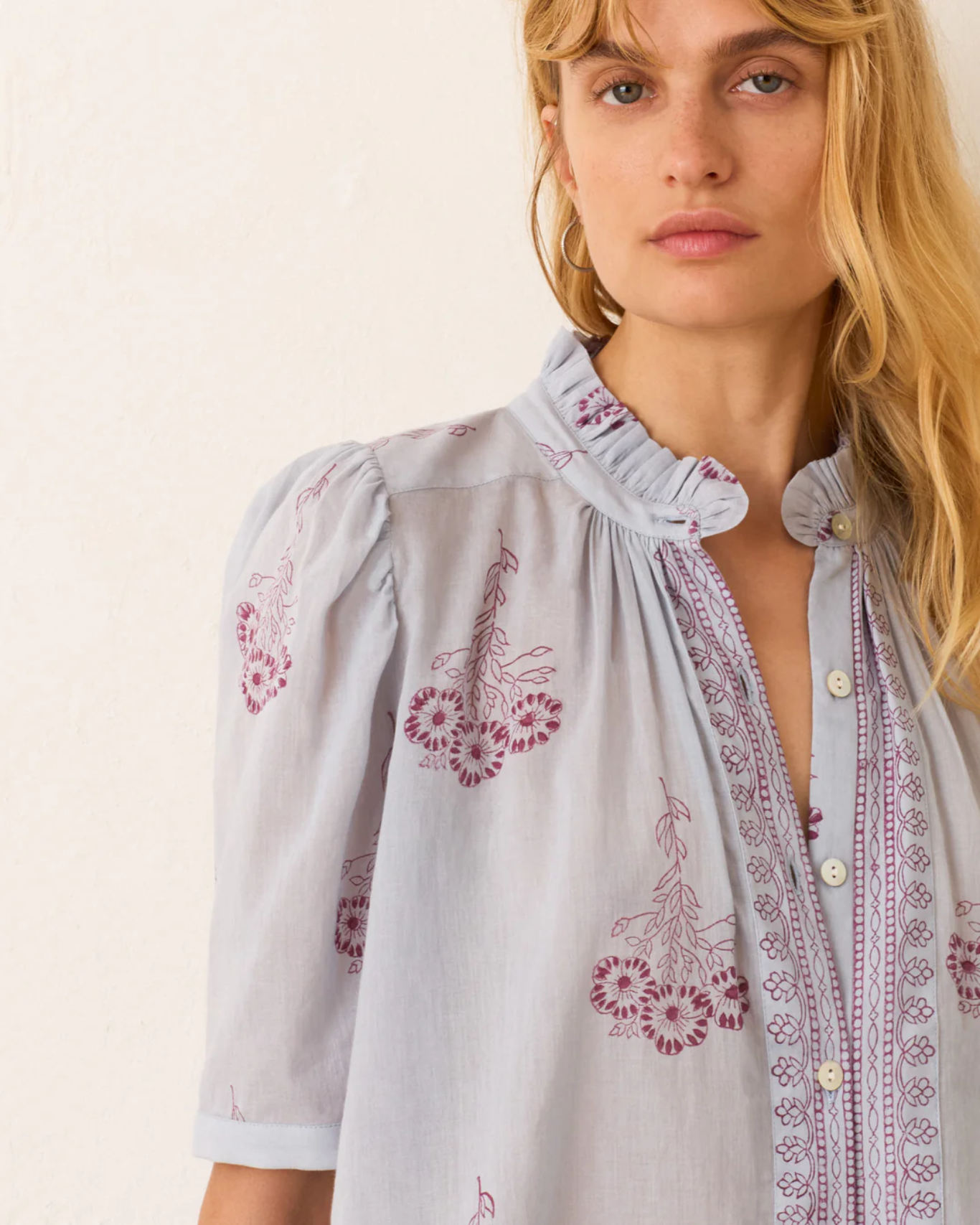 WINN PANSY SKY SHIRT