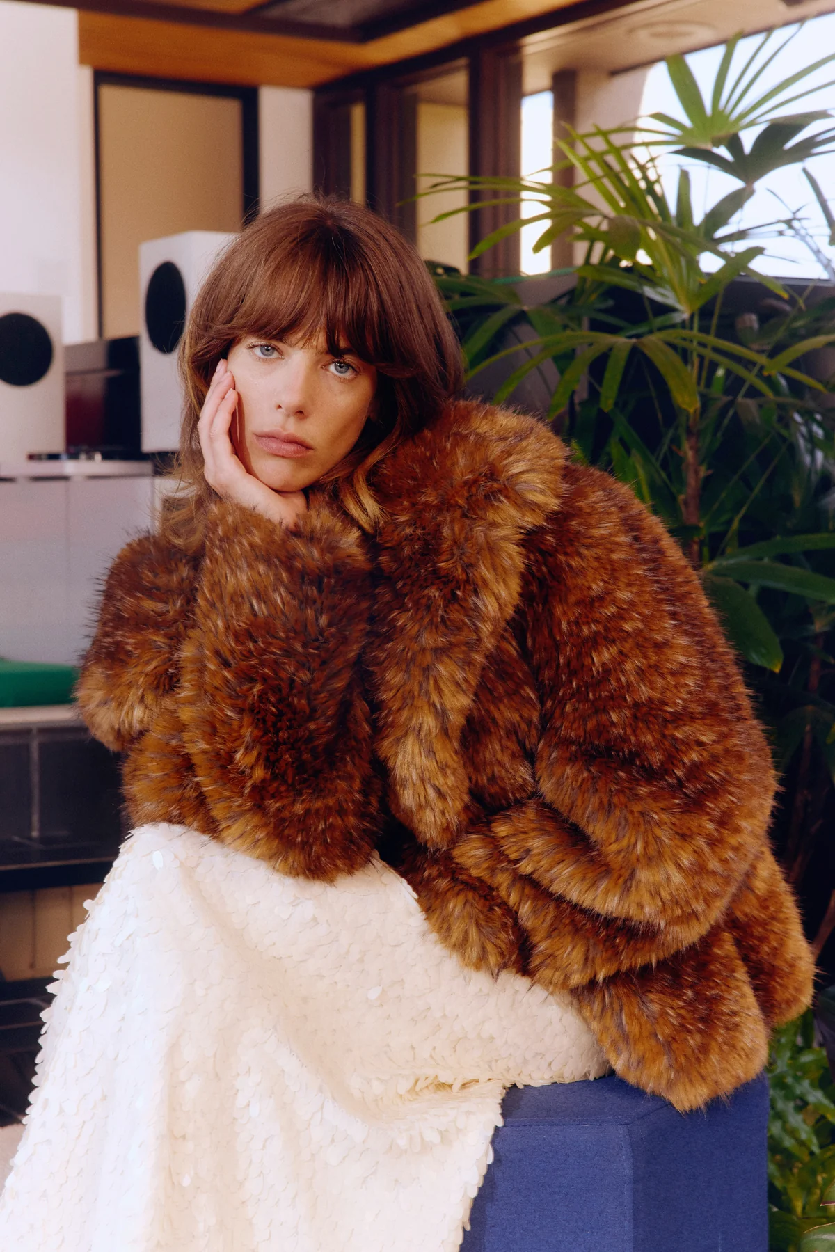 KNOX FAUX FUR COAT