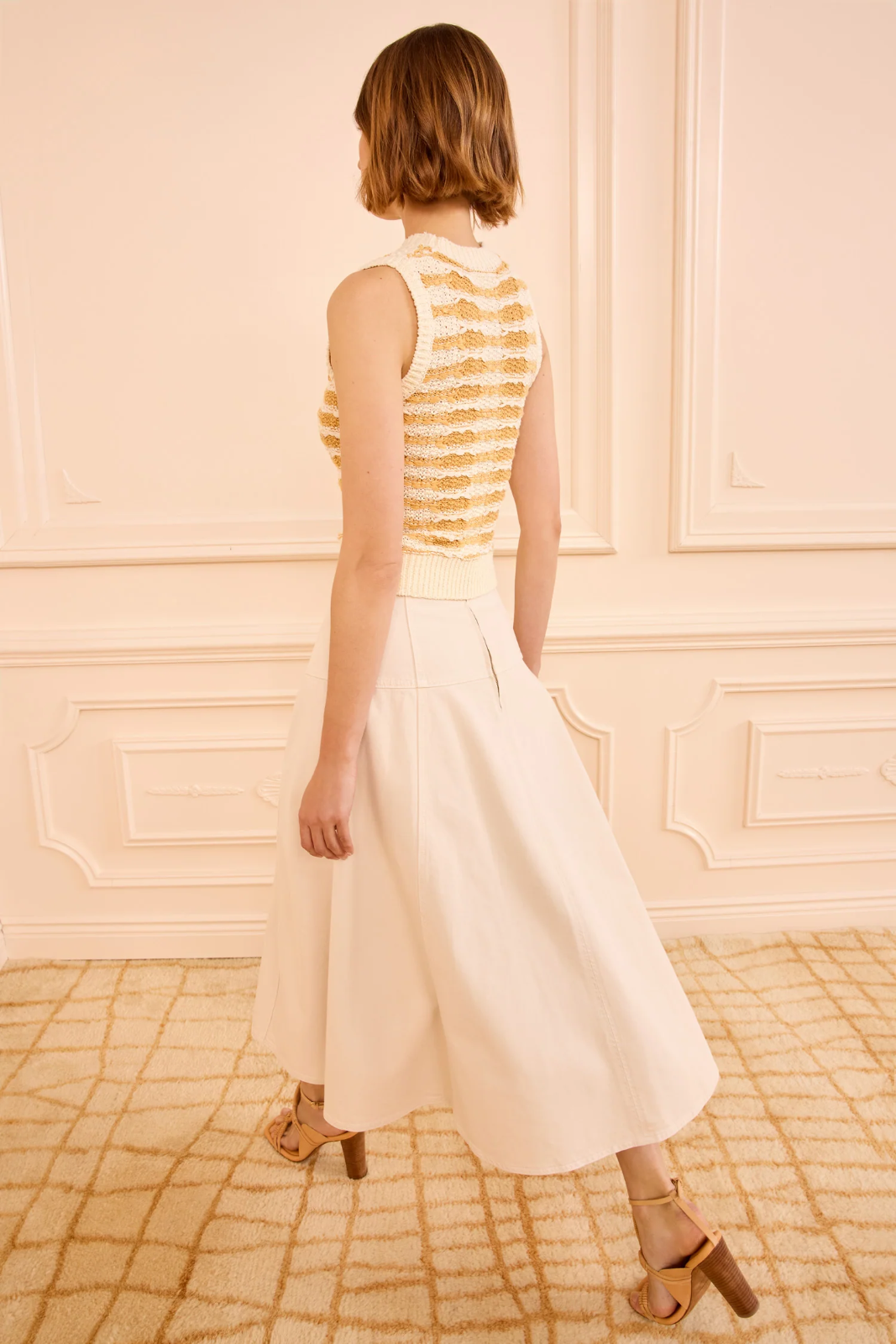 PATRIZIA SLEEVELESS KNIT TOP