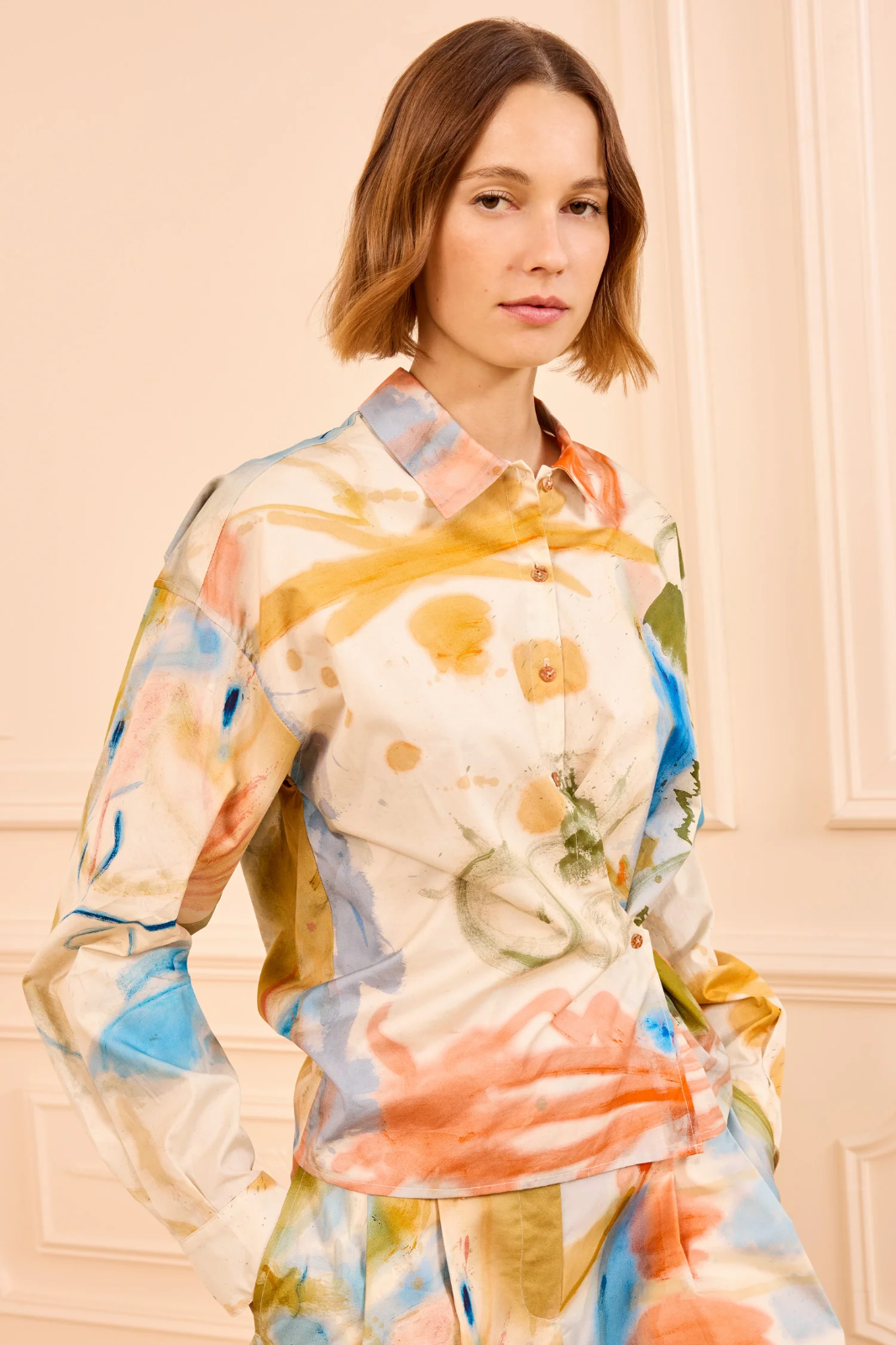 ARTIST L/S COTTON BLOUSE