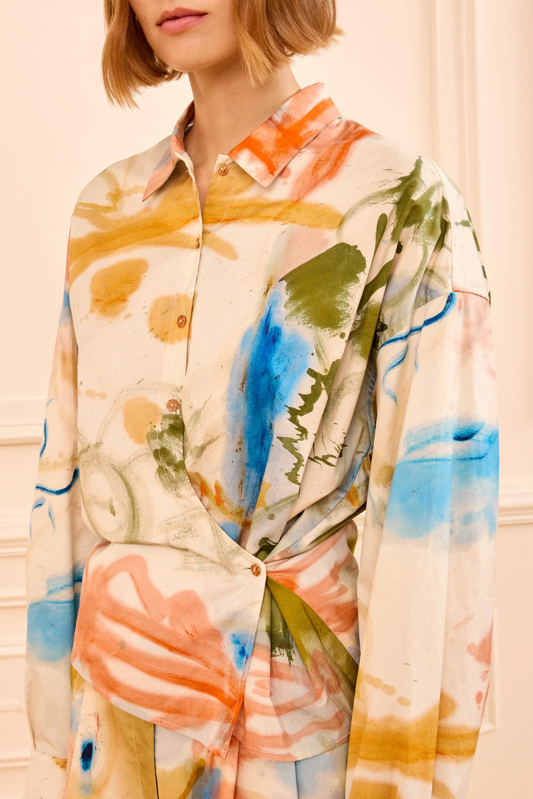 ARTIST L/S COTTON BLOUSE