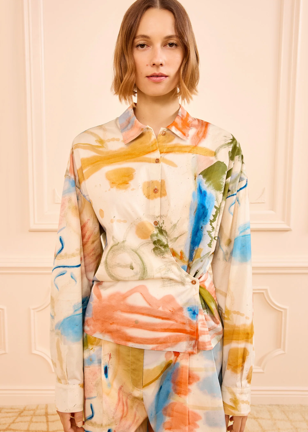 ARTIST L/S COTTON BLOUSE