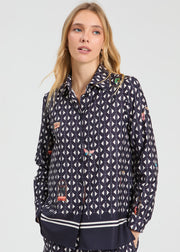 GEOMETRIC TEA HOTEL BLOUSE