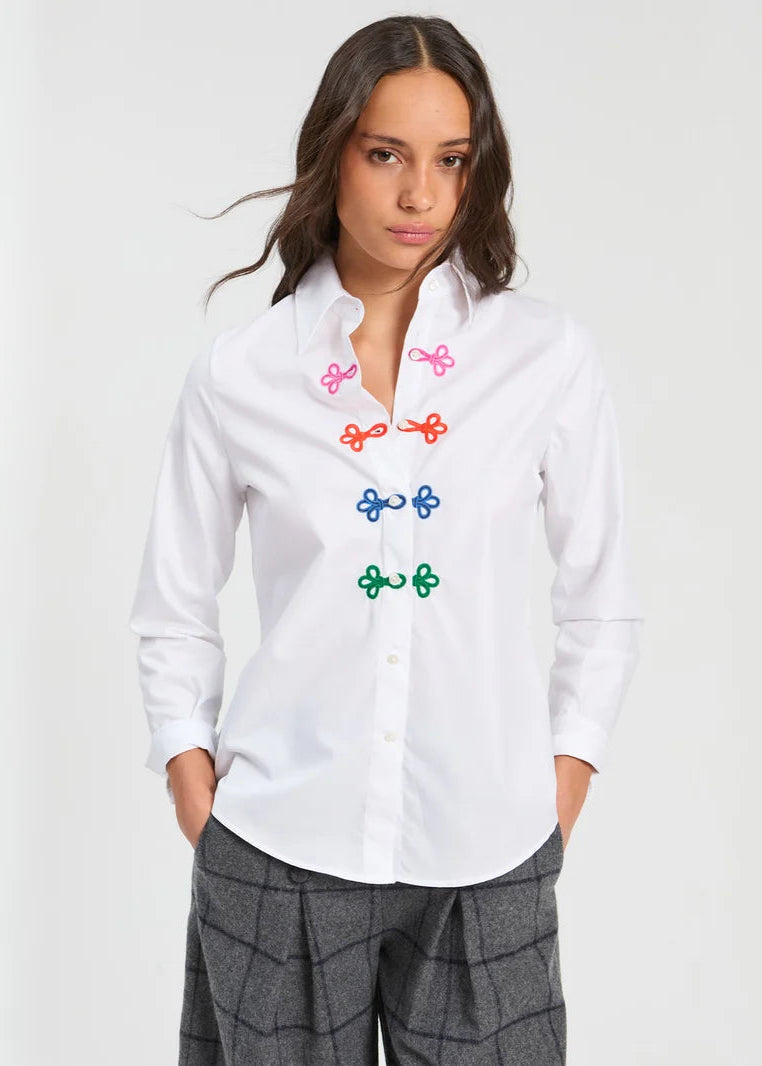MAFALDA EMBROIDERED BLOUSE