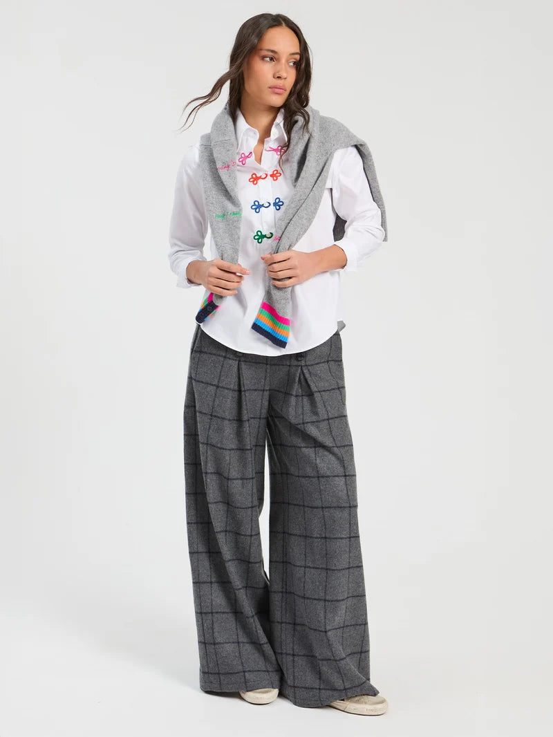 MAFALDA EMBROIDERED BLOUSE