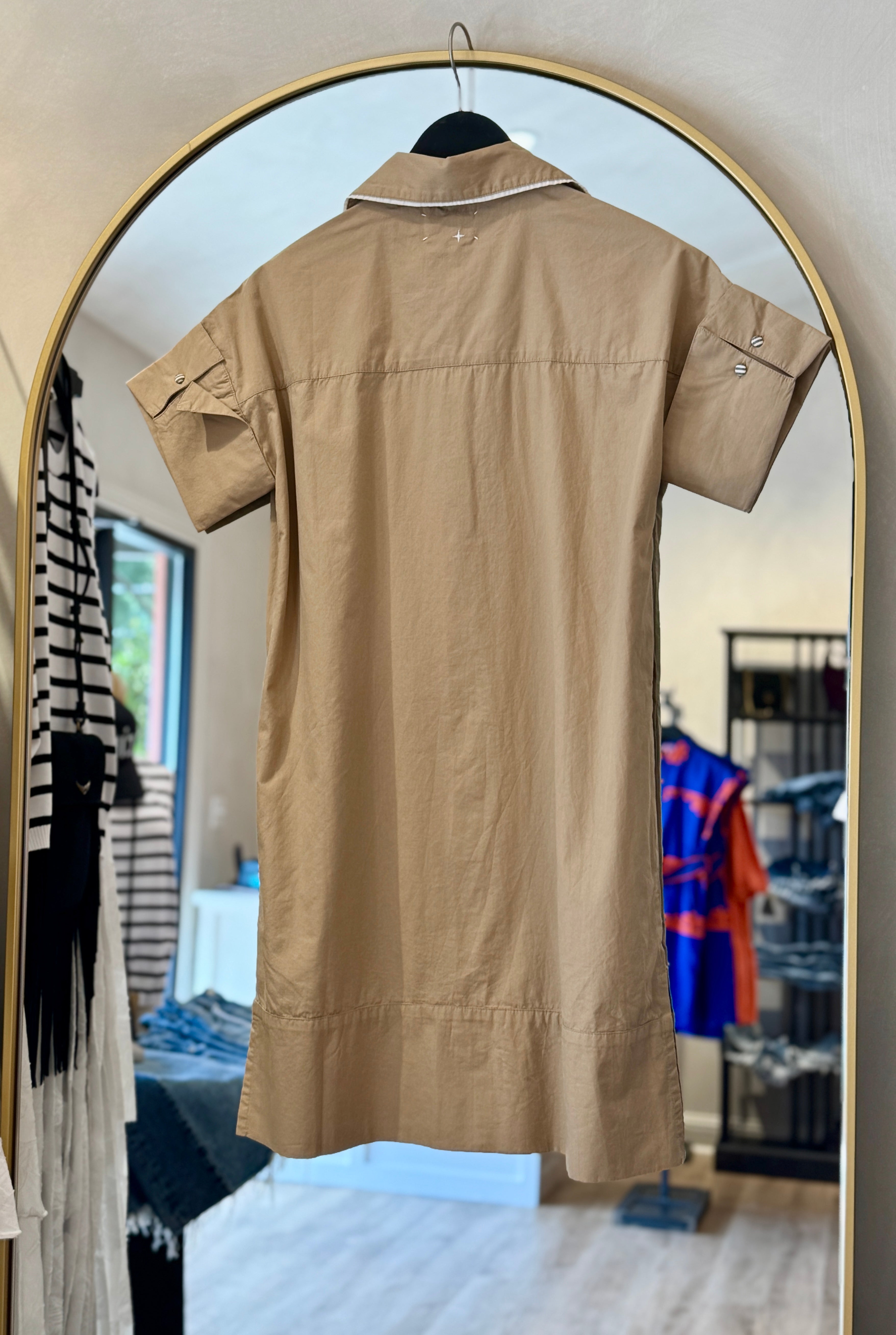 SAILOR WIDE HEM SHIRT DRESS