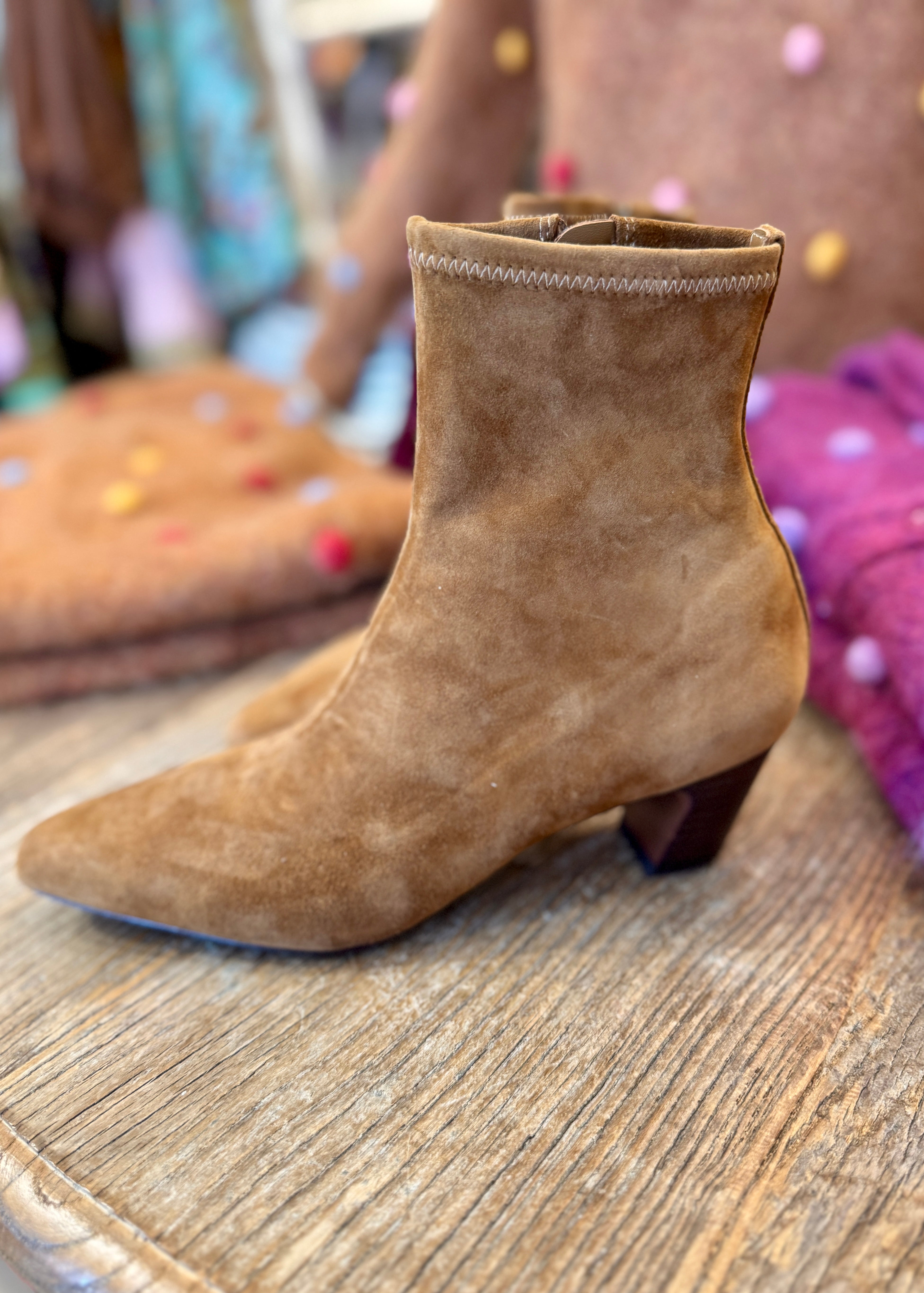DORIA KICKED HEEL ANKLE BOOT