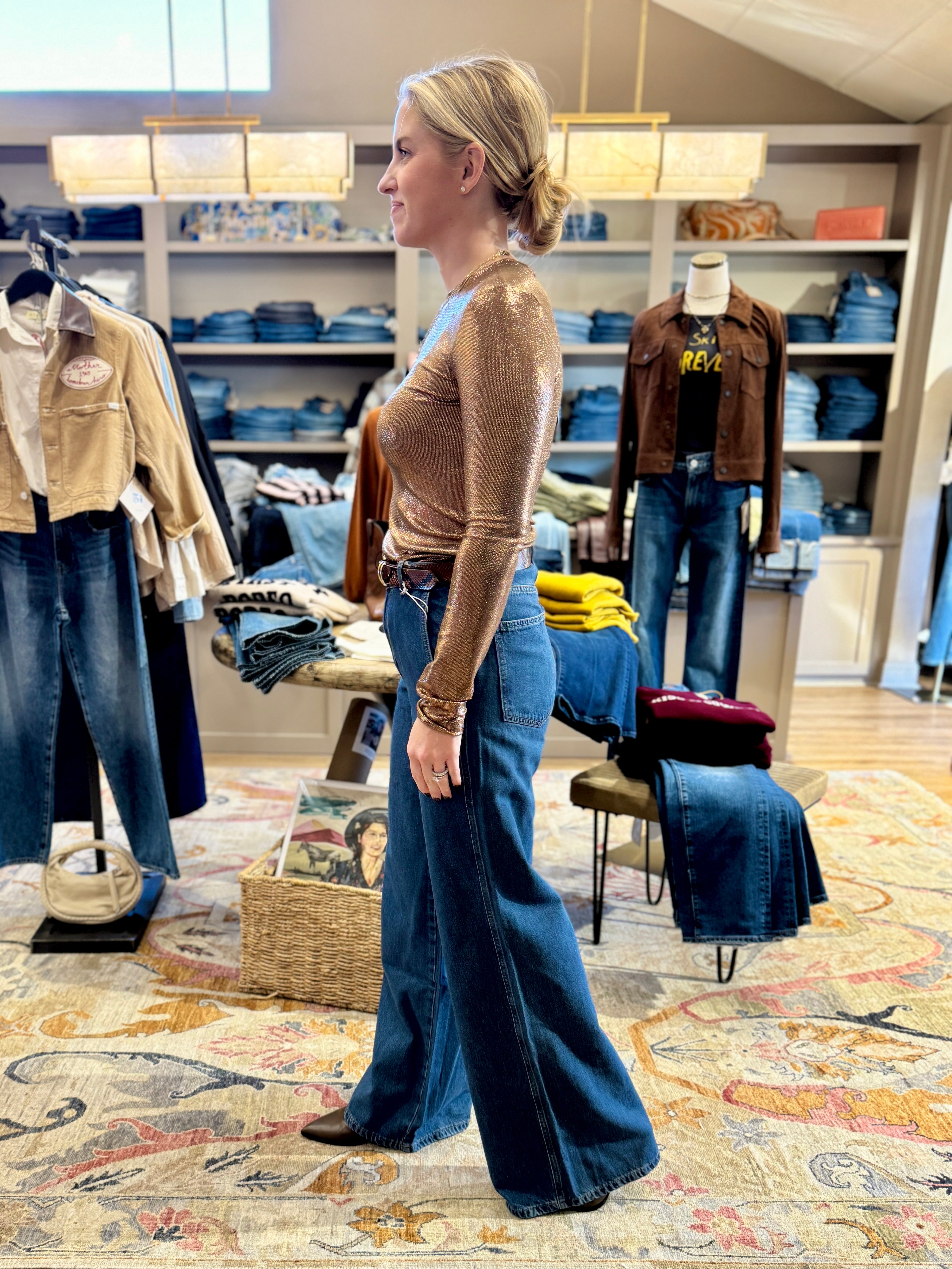 BECKETT WIDE LEG TROUSER JEAN