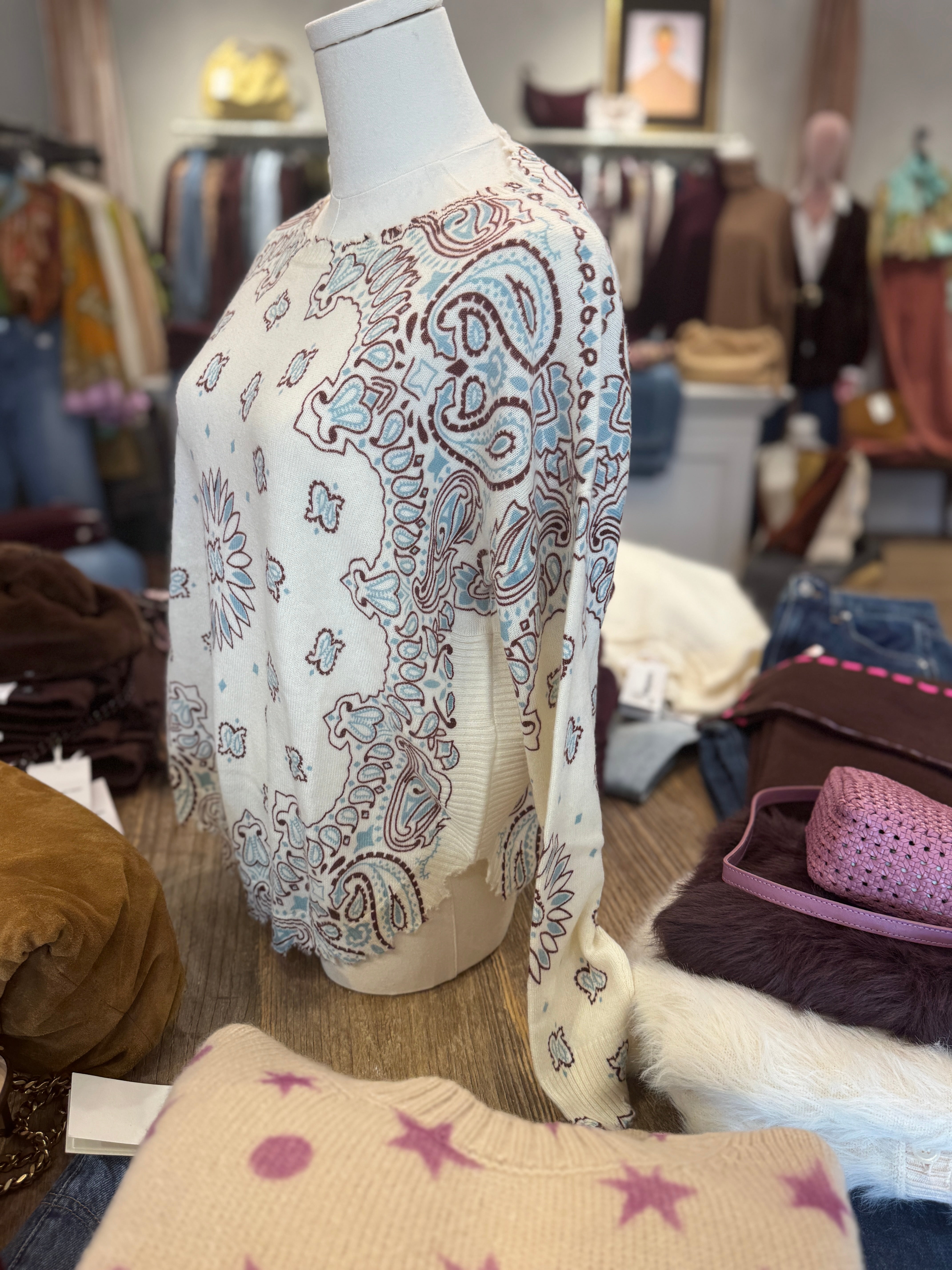 MELA BANDANA SWEATER