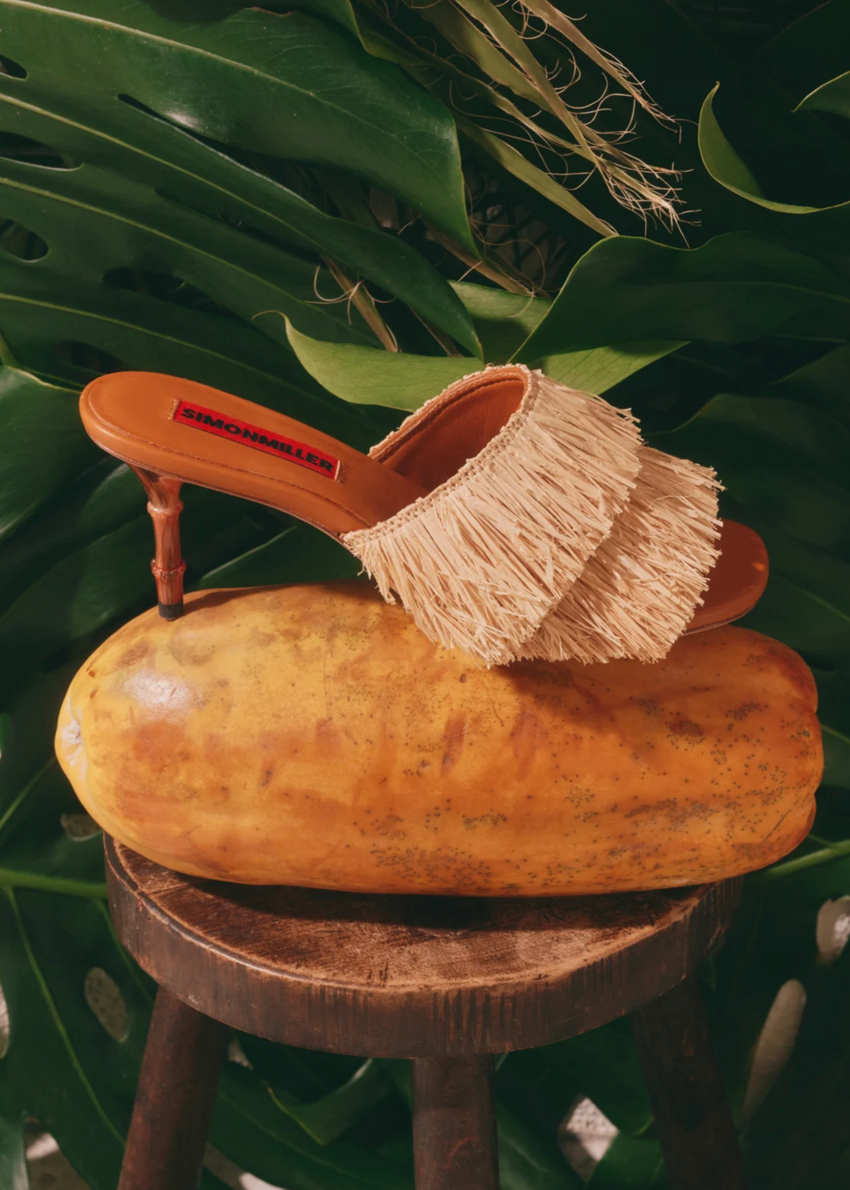 FRINGE PLAYA BAMBOO HEEL