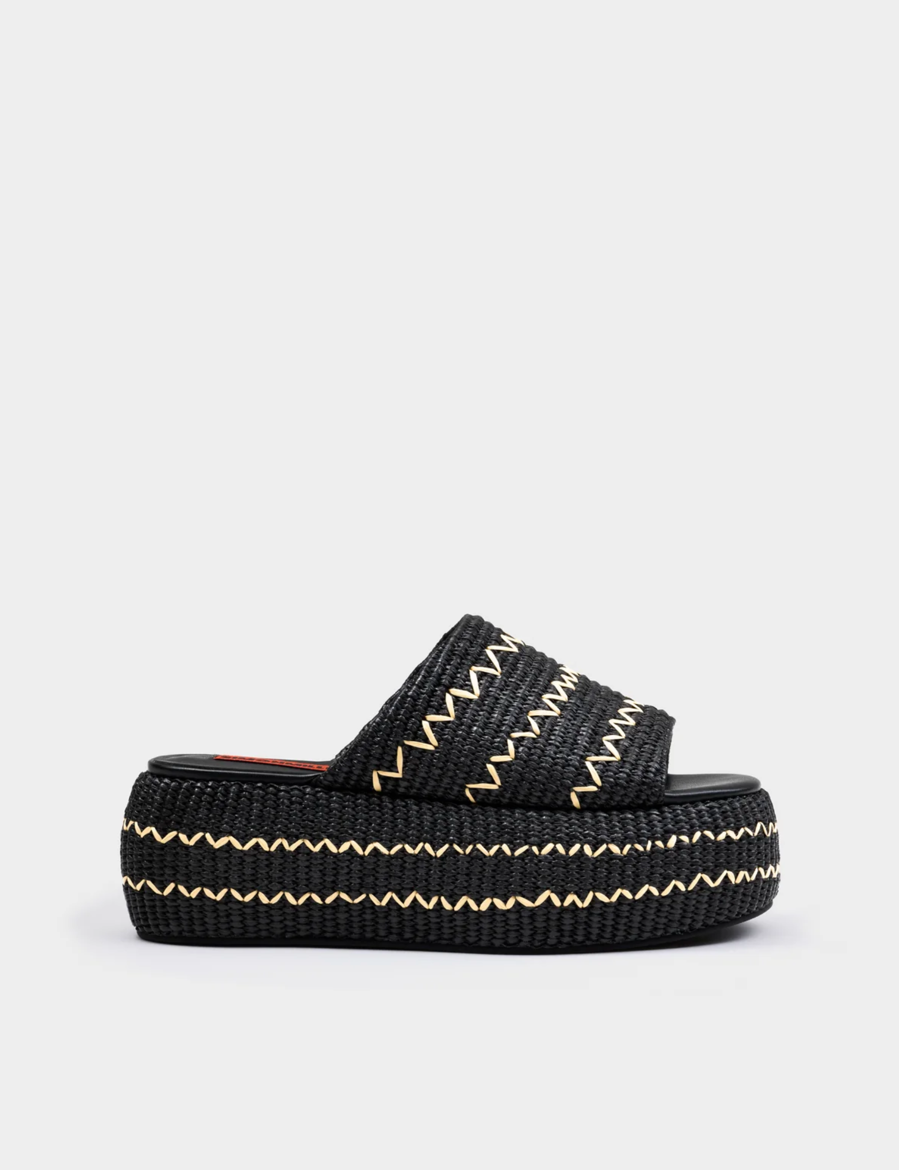 ZIG ZAG RAFFIA CLOUDY PLATFORM