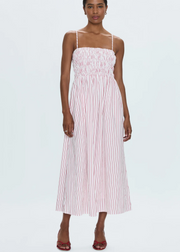 BIANCA SHIRRED BODICE DRESS