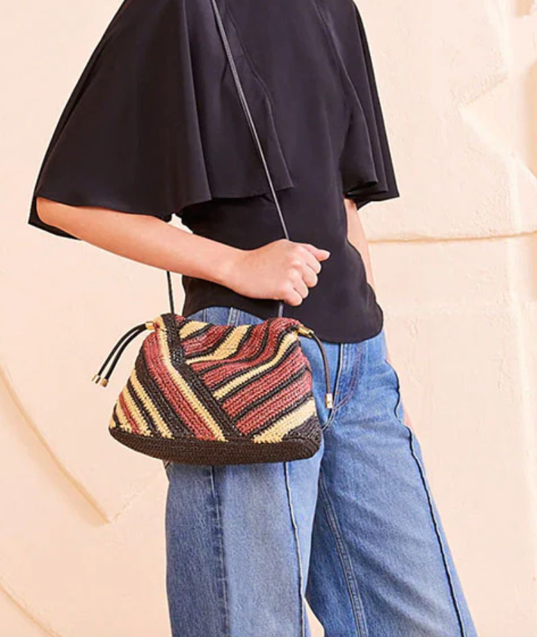 LALI MINI POUCH CANYON STRIPE