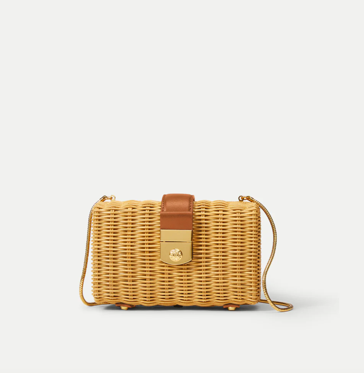 LOCK BOX CLUTCH NATURAL/HAZELWOOD