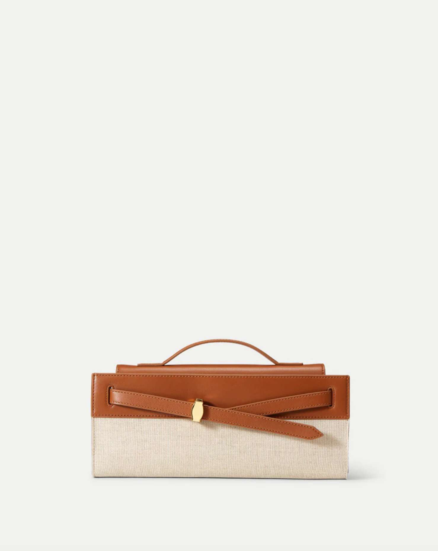 DASH CLUTCH NATURAL/HAZEL