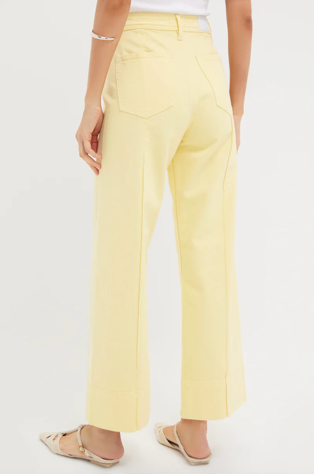 PENNY ANKLE PINTUCK HI RISE WIDE LEG