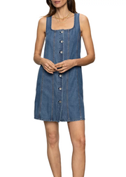 BLOSSOM DENIM DRESS