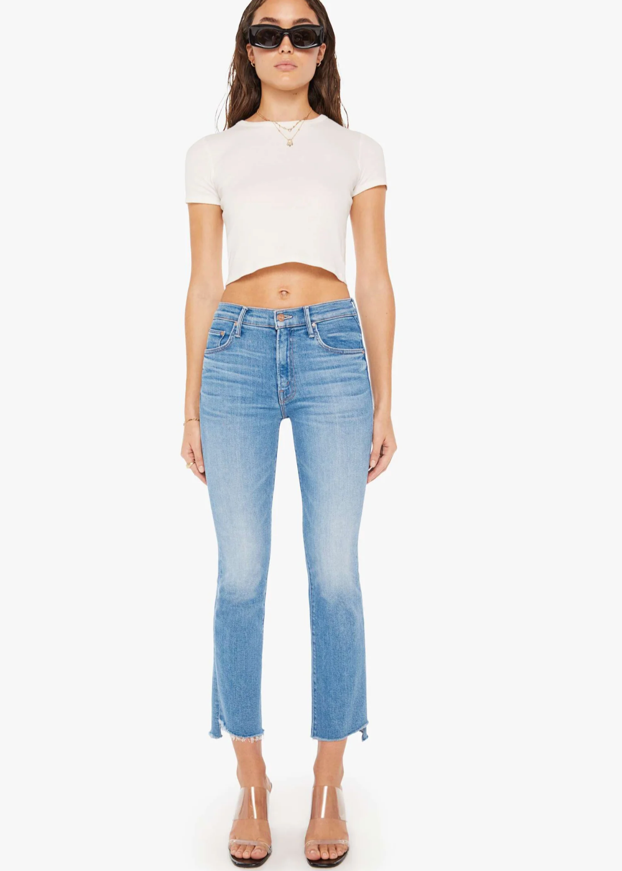 INSIDER CROP STEP FRAY