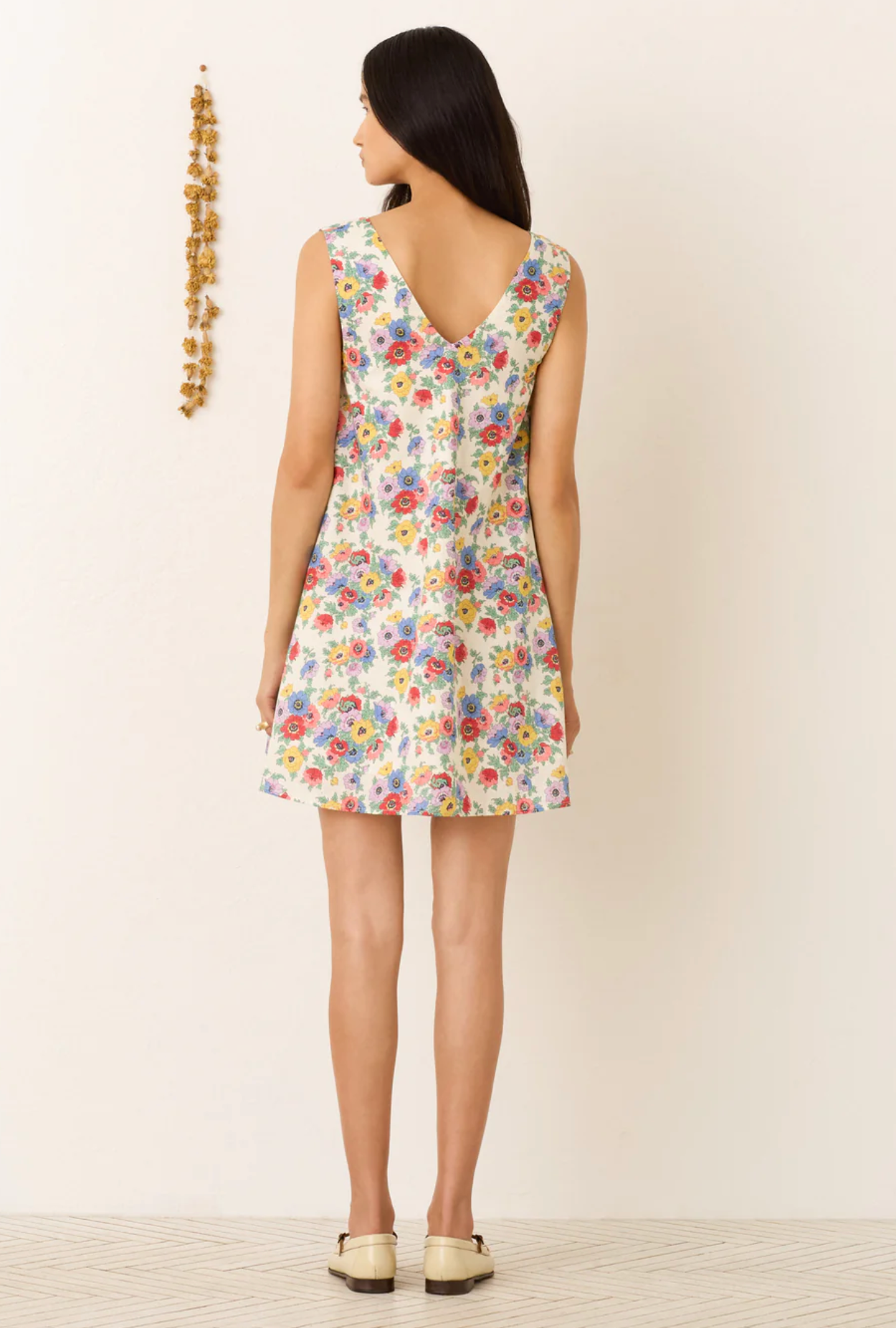SOLIEL WILDFLOWER LINEN DRESS