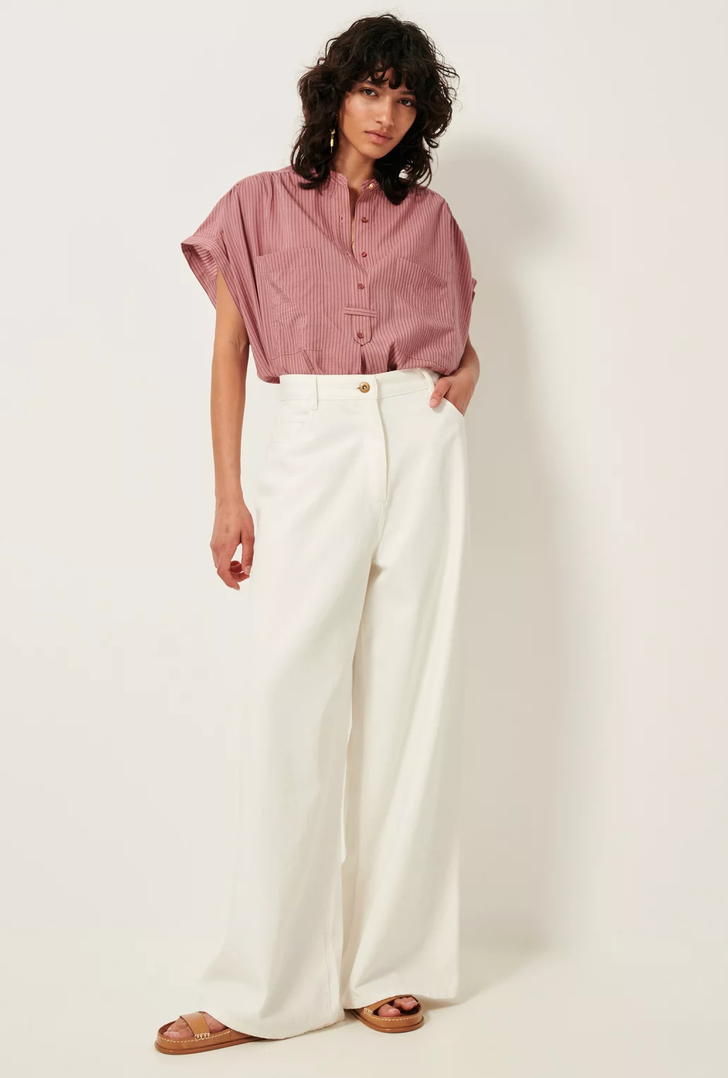 CAMILLE SLEEVELESS SHIRT
