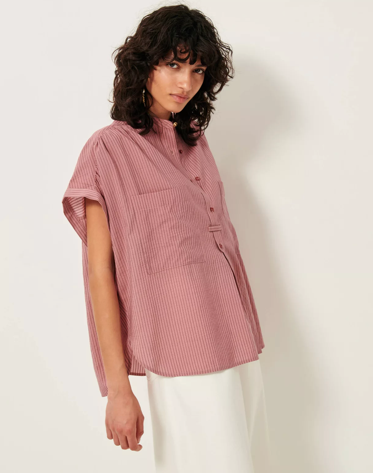 CAMILLE SLEEVELESS SHIRT