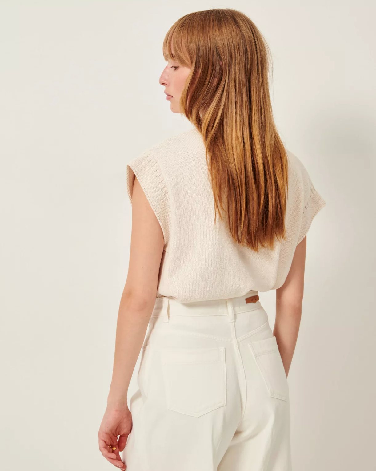 ODYSSEE LACED SLEEVELESS JUMPER