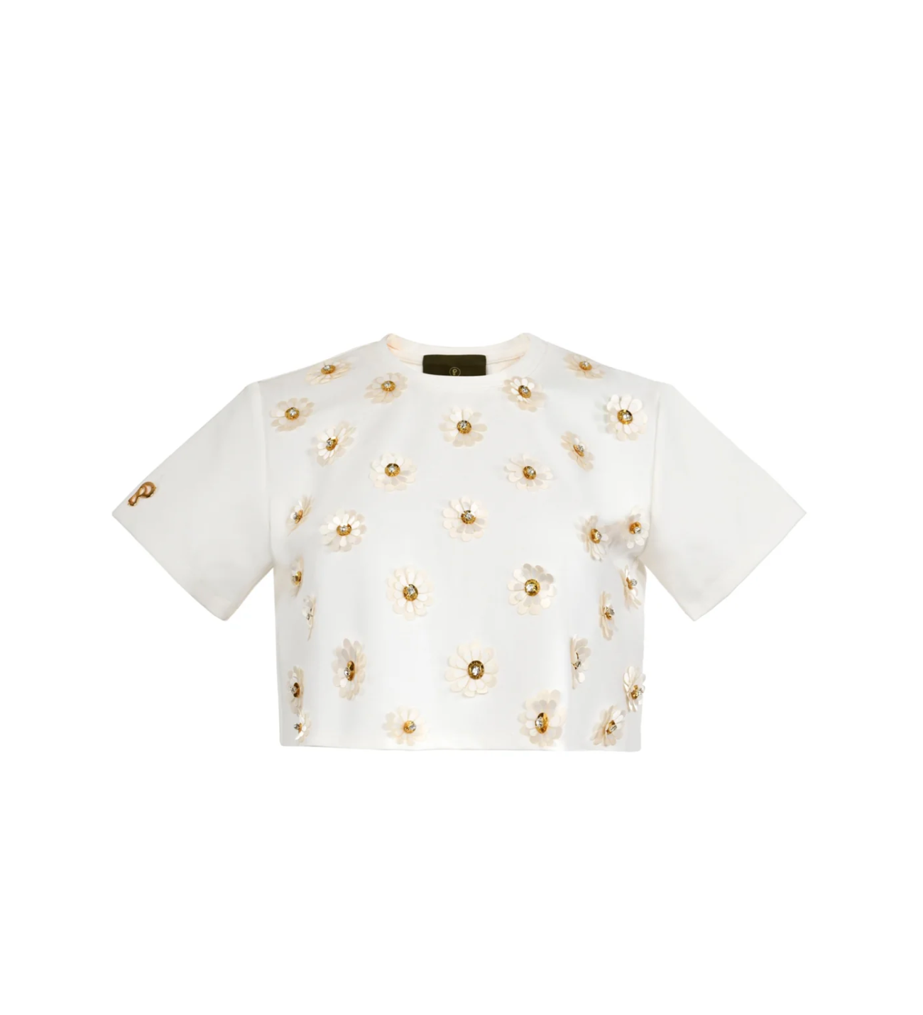 FLORAL CROPPED T-SHIRT
