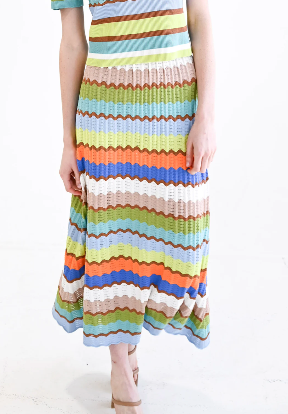 EYELET CROCHET SKIRT