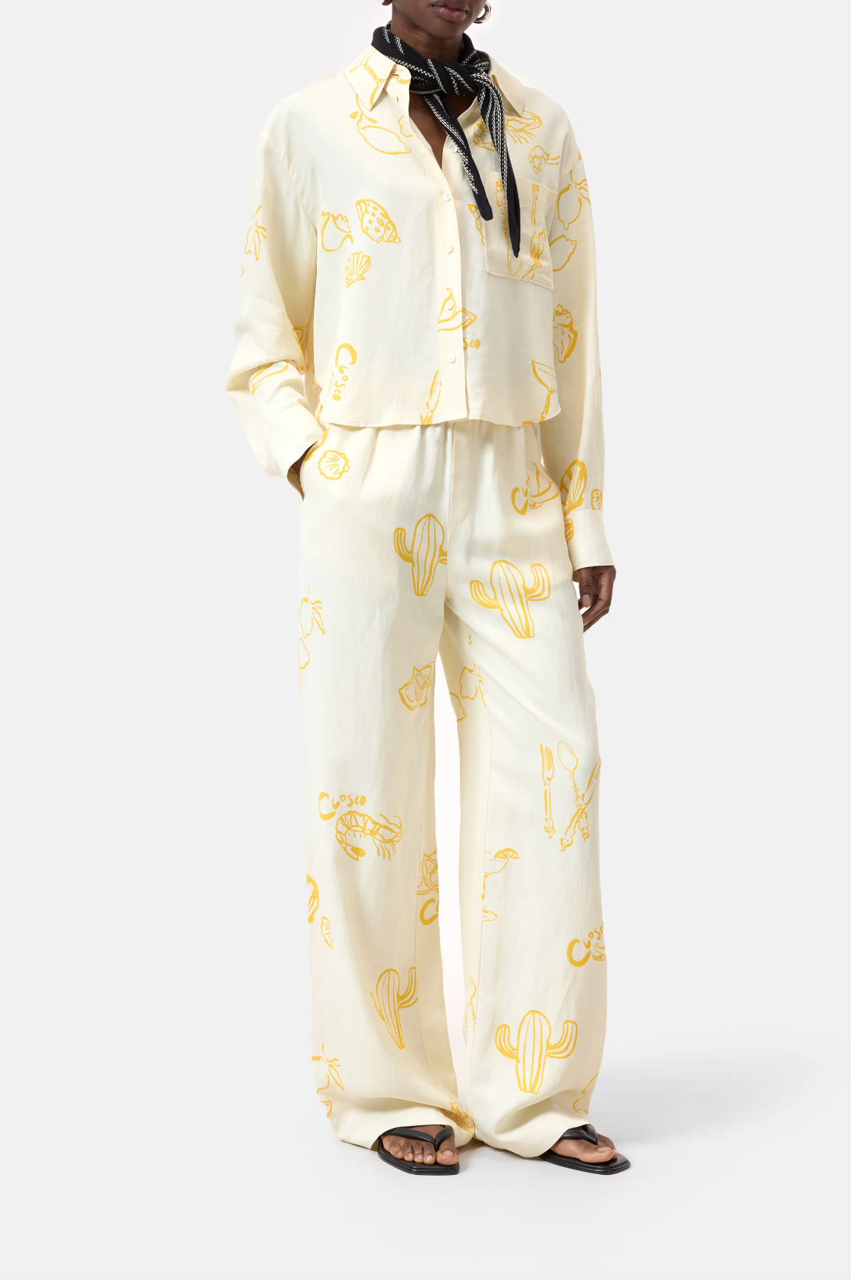 CROPPED OVERSIZED SHIRT