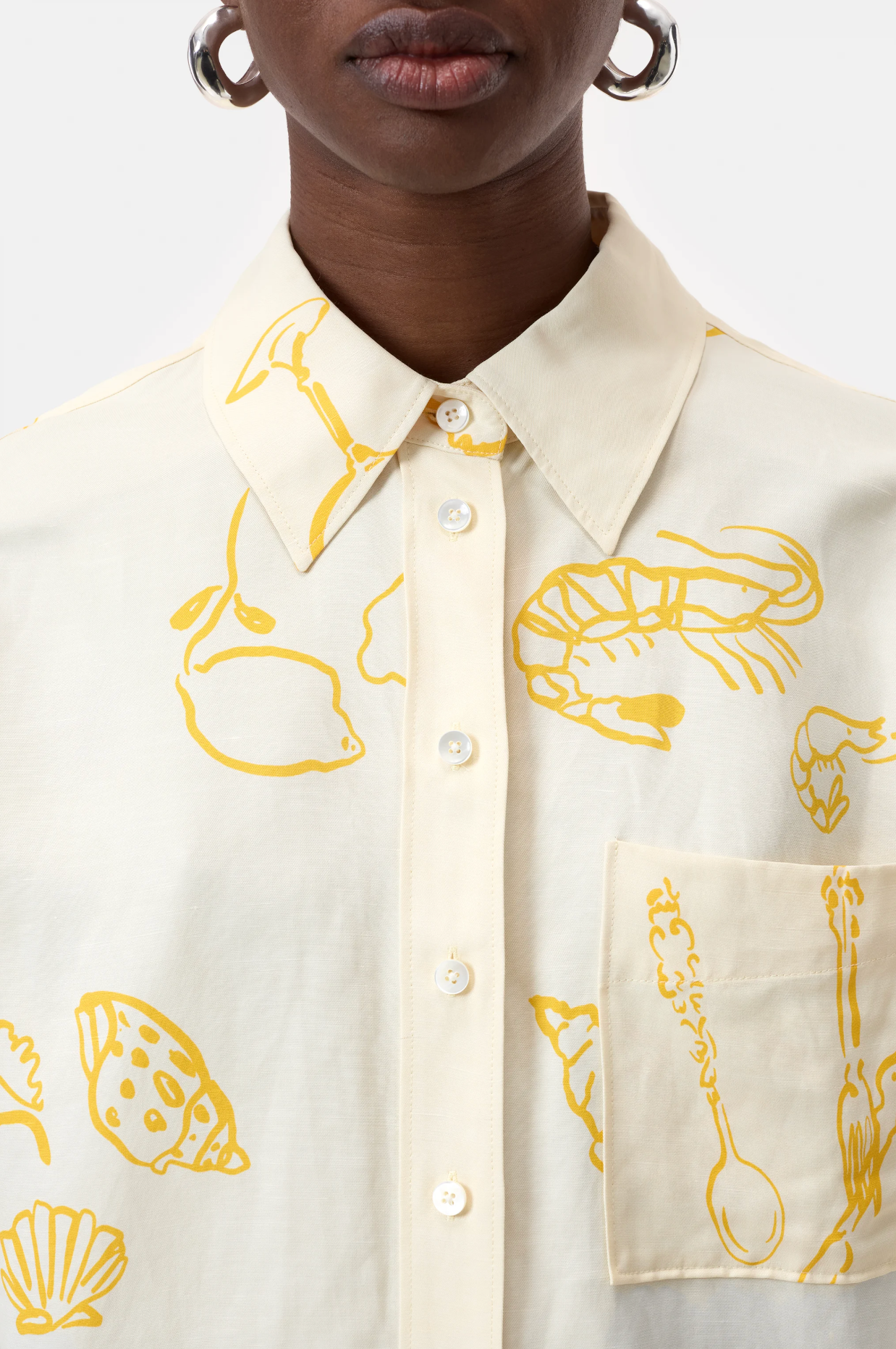 CROPPED OVERSIZED SHIRT