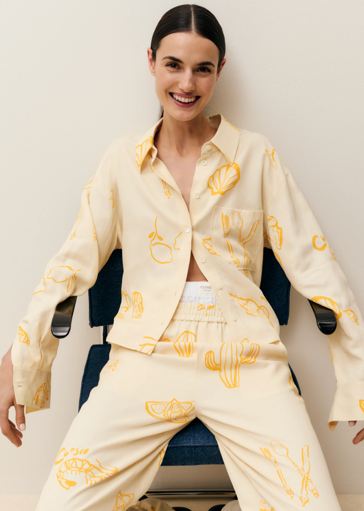 CROPPED OVERSIZED SHIRT