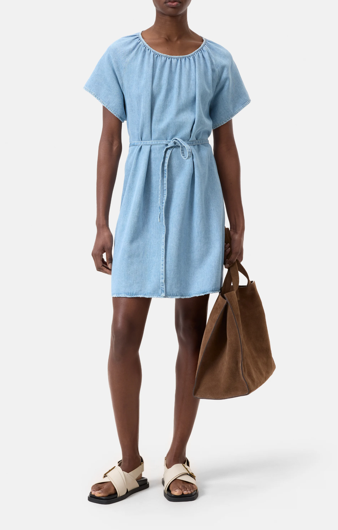 SHORT GATHERED DRESS
