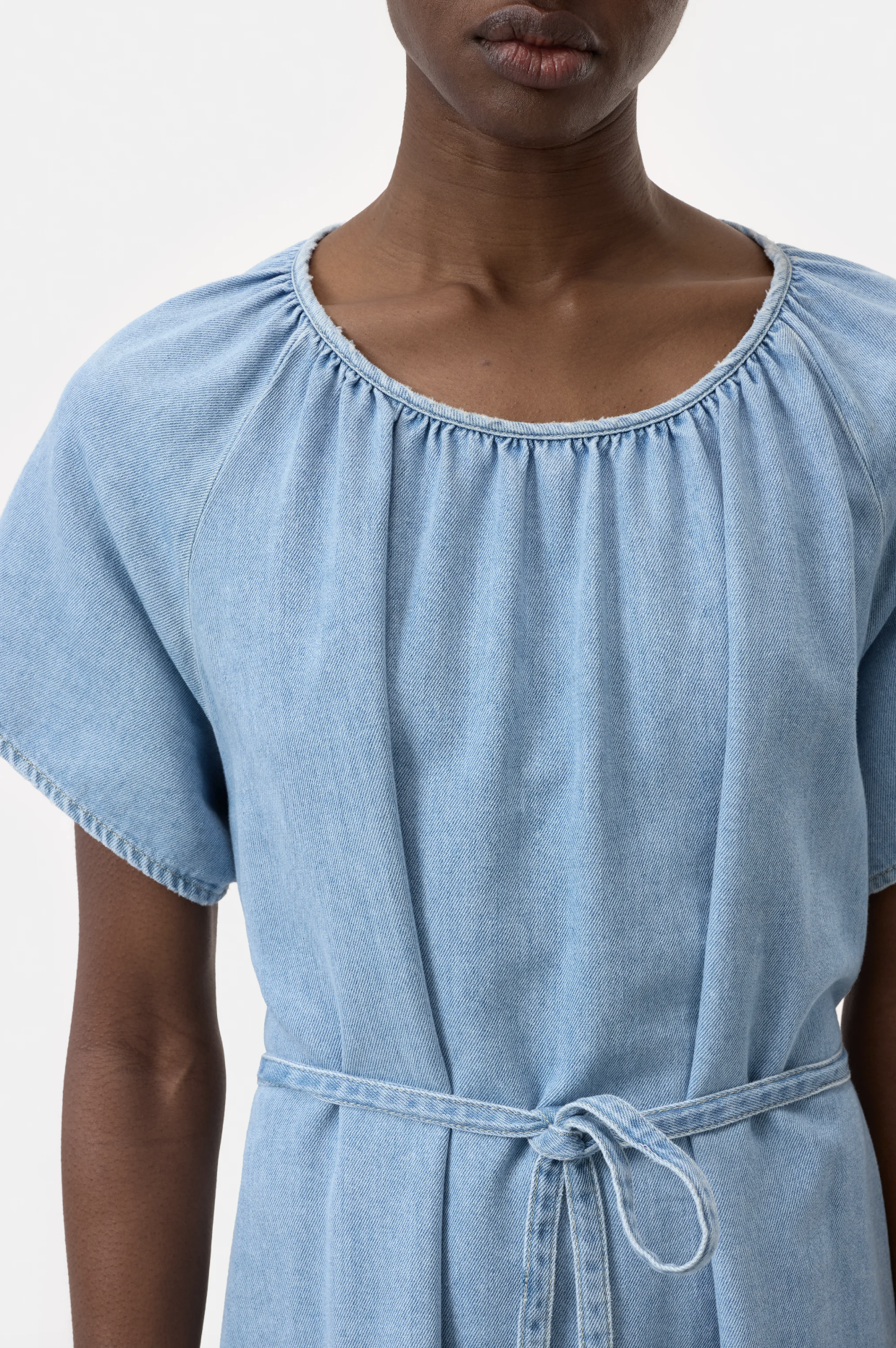 SHORT GATHERED DRESS