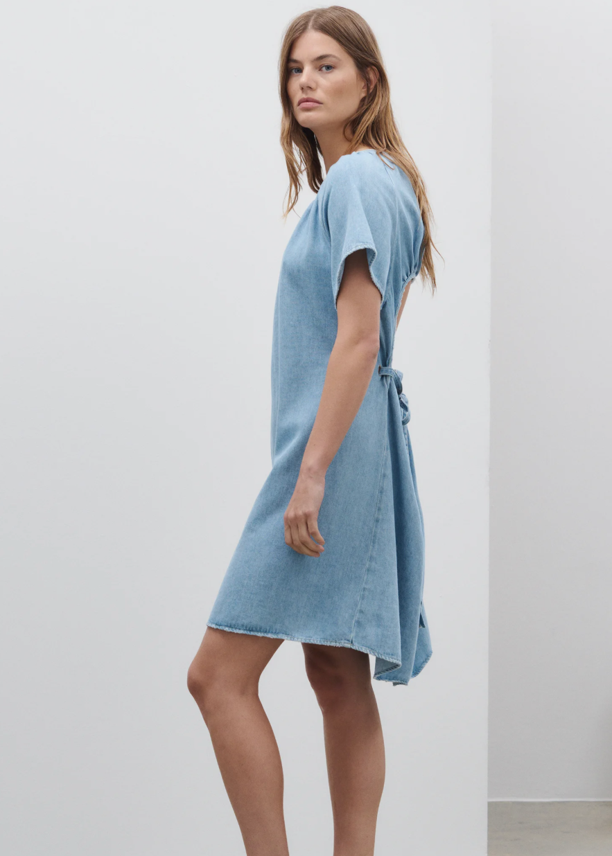 SHORT GATHERED DRESS