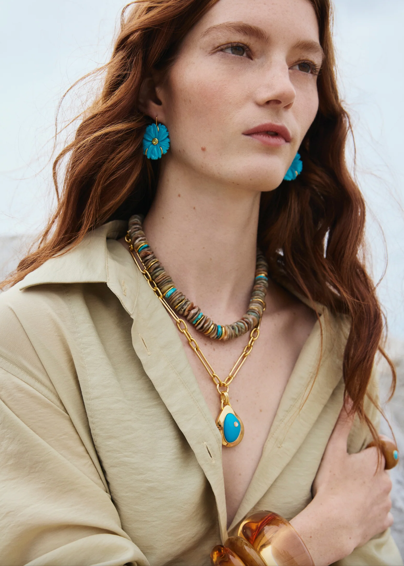 SAND AND SKY NECKLACE