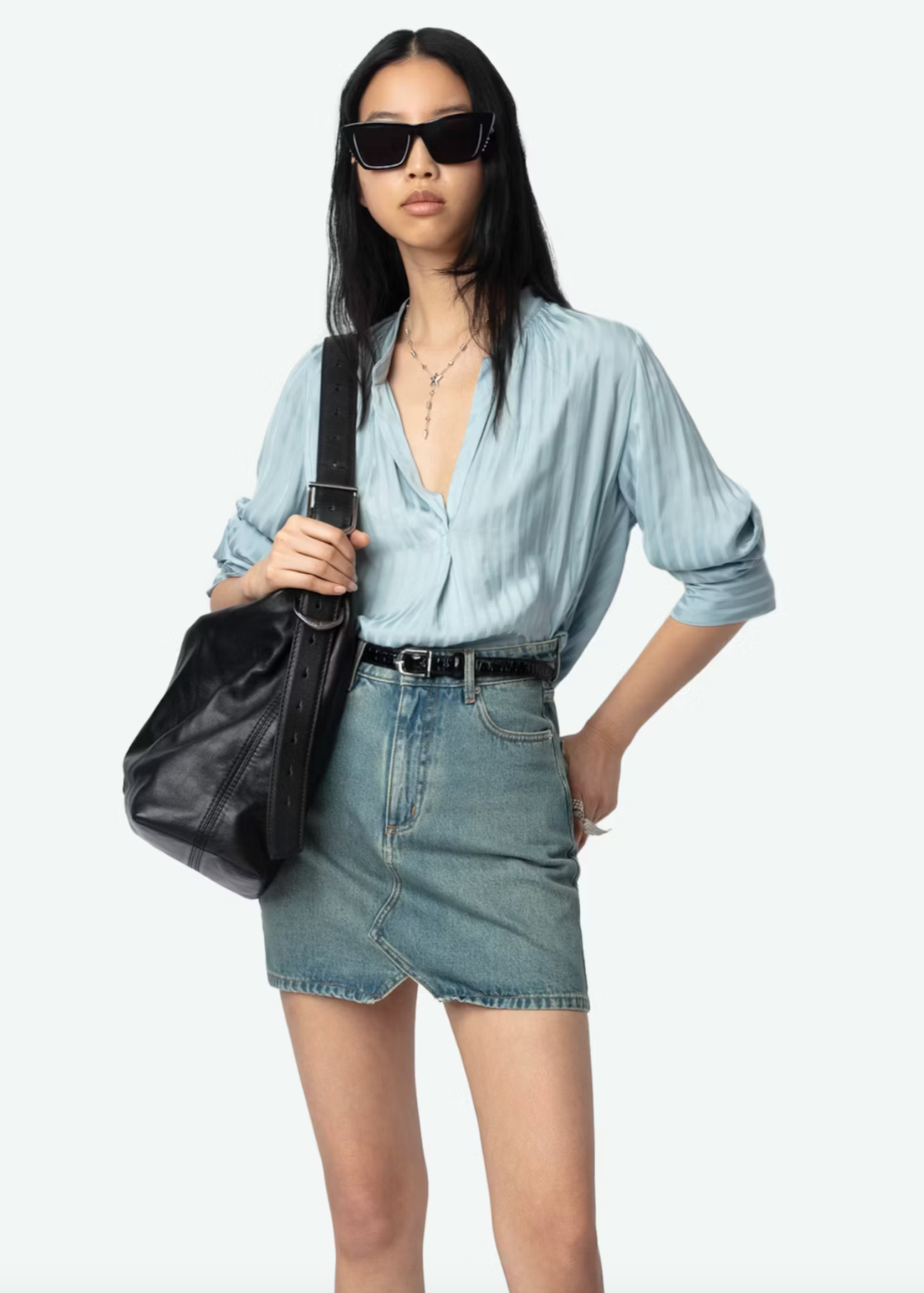 TINK SATIN BLOUSE