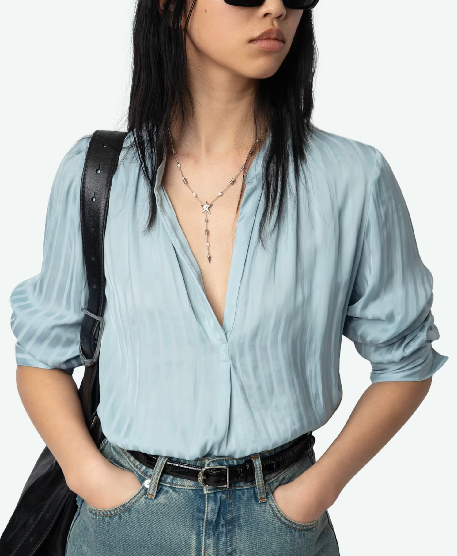 TINK SATIN BLOUSE
