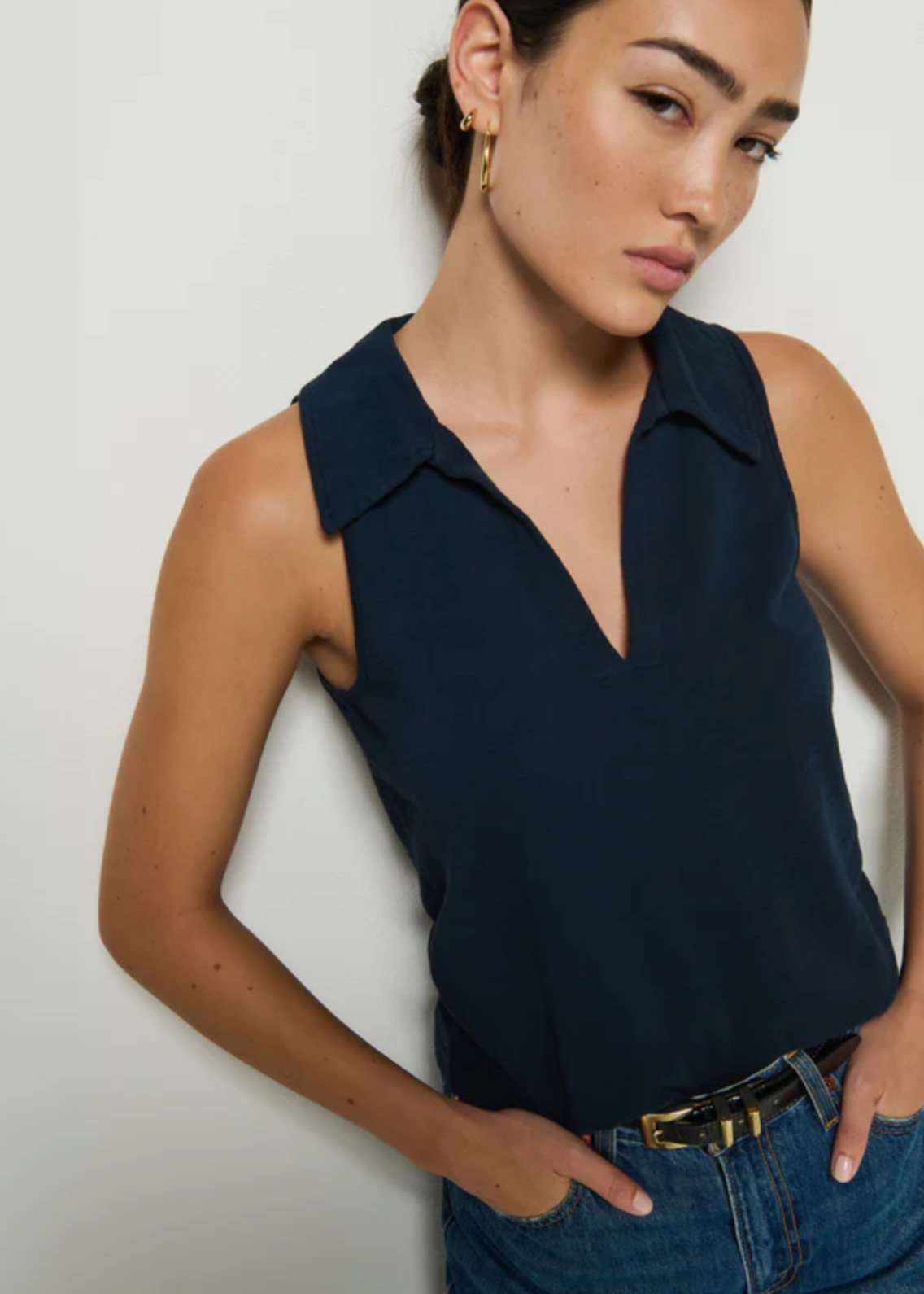 ROBERTA COLLARED TANK