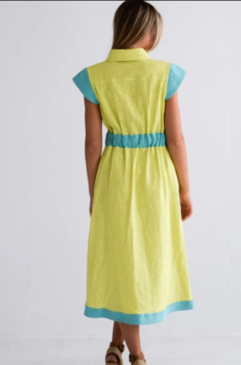 EPAULET SHIRT DRESS