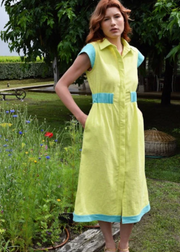 EPAULET SHIRT DRESS