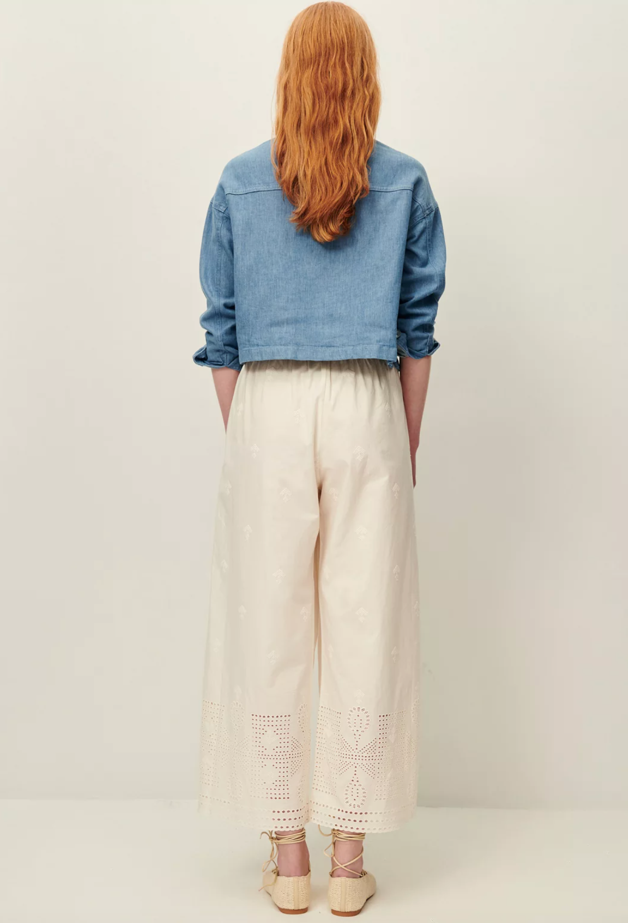 ISLA BRODY EMBROIDERY PANT