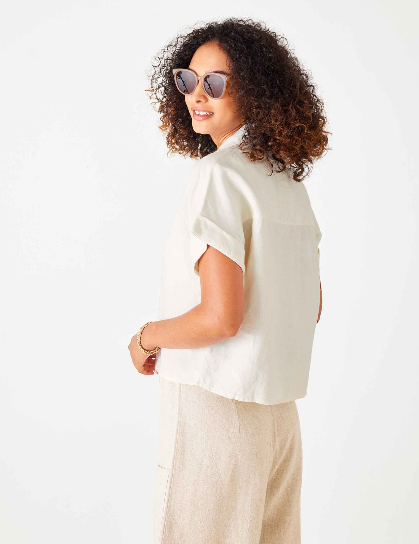 HADLEY LINEN TOP