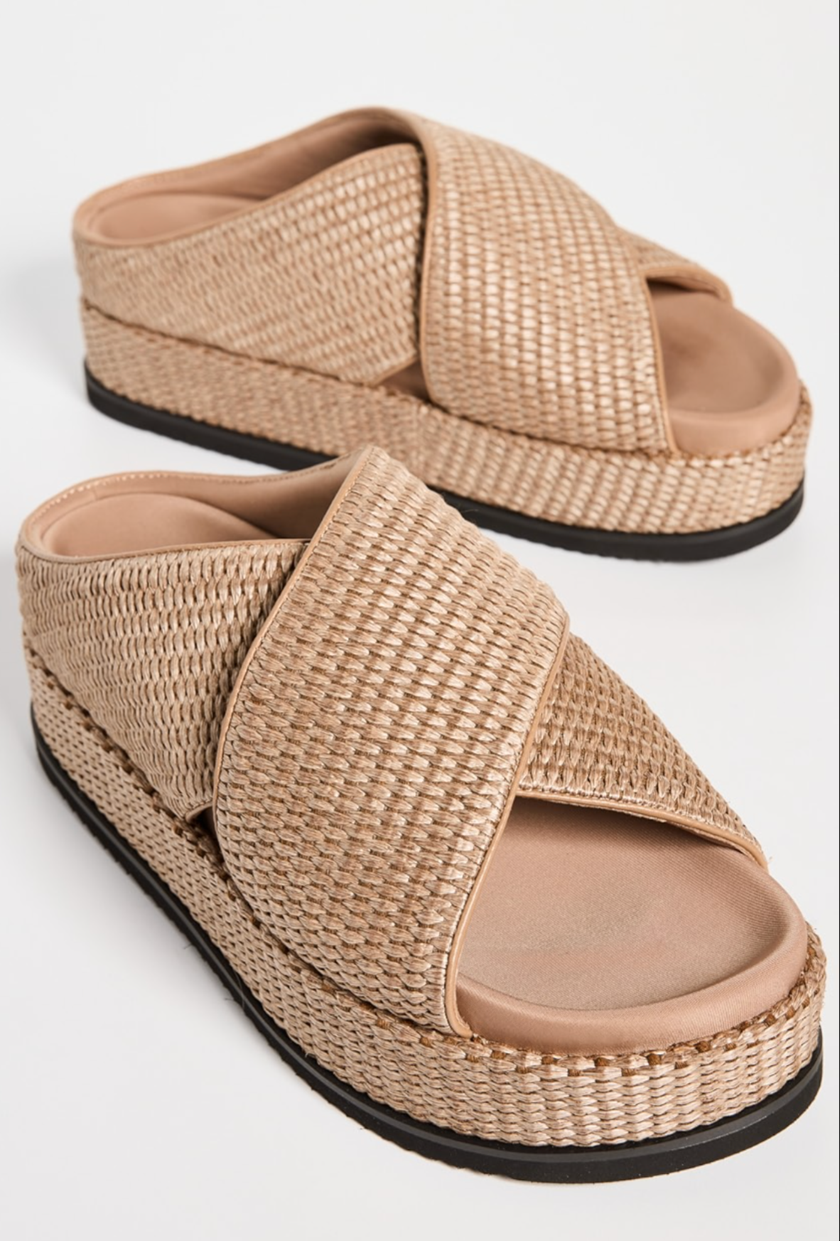 CROSS STACK RAFFIA
