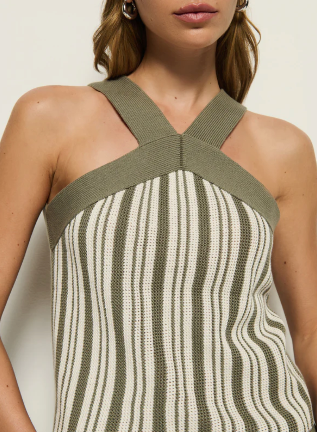 INDY SWEATER HALTER TOP